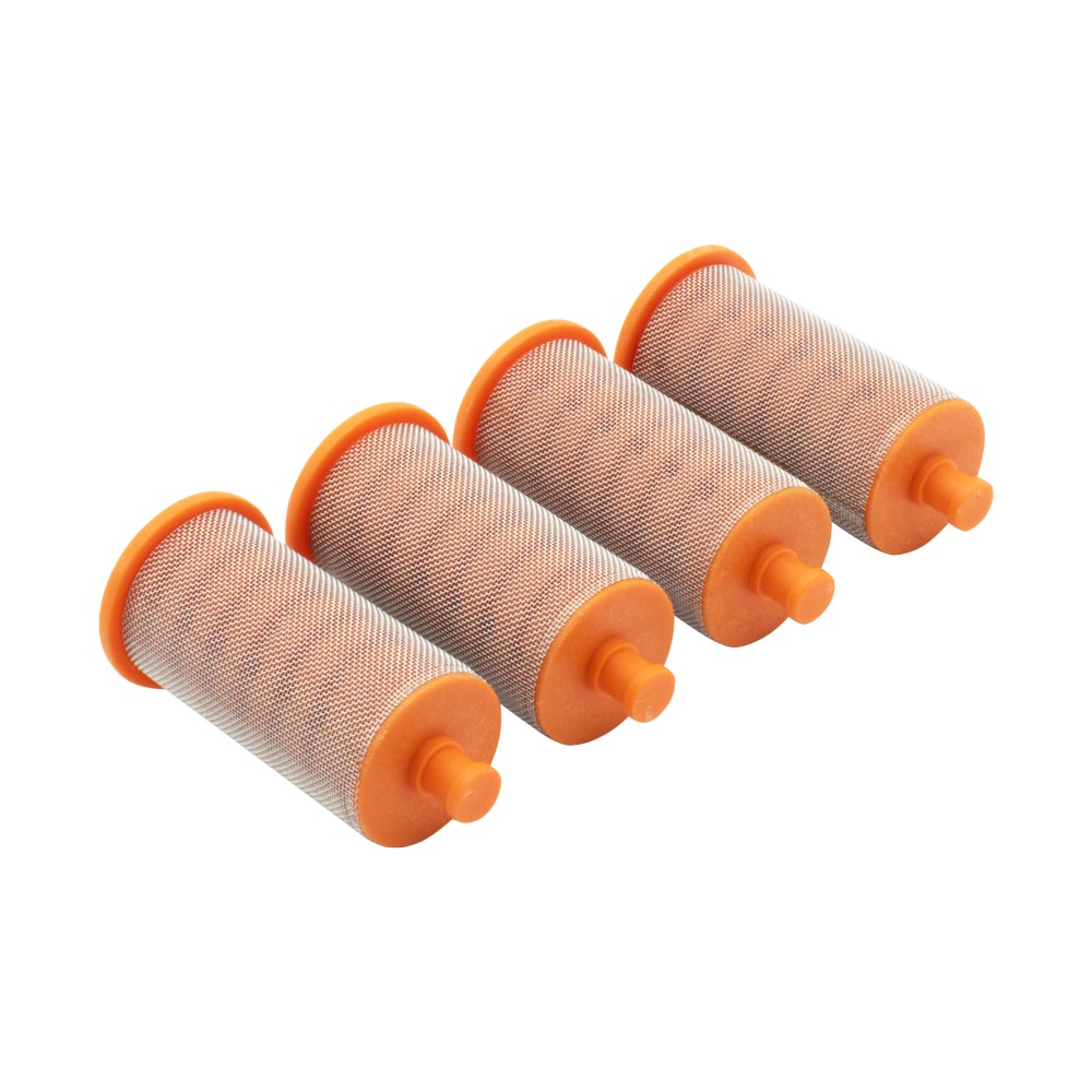 4x Gerätefilter für WIWA/Binks/Hübner kurz, 50# - orange