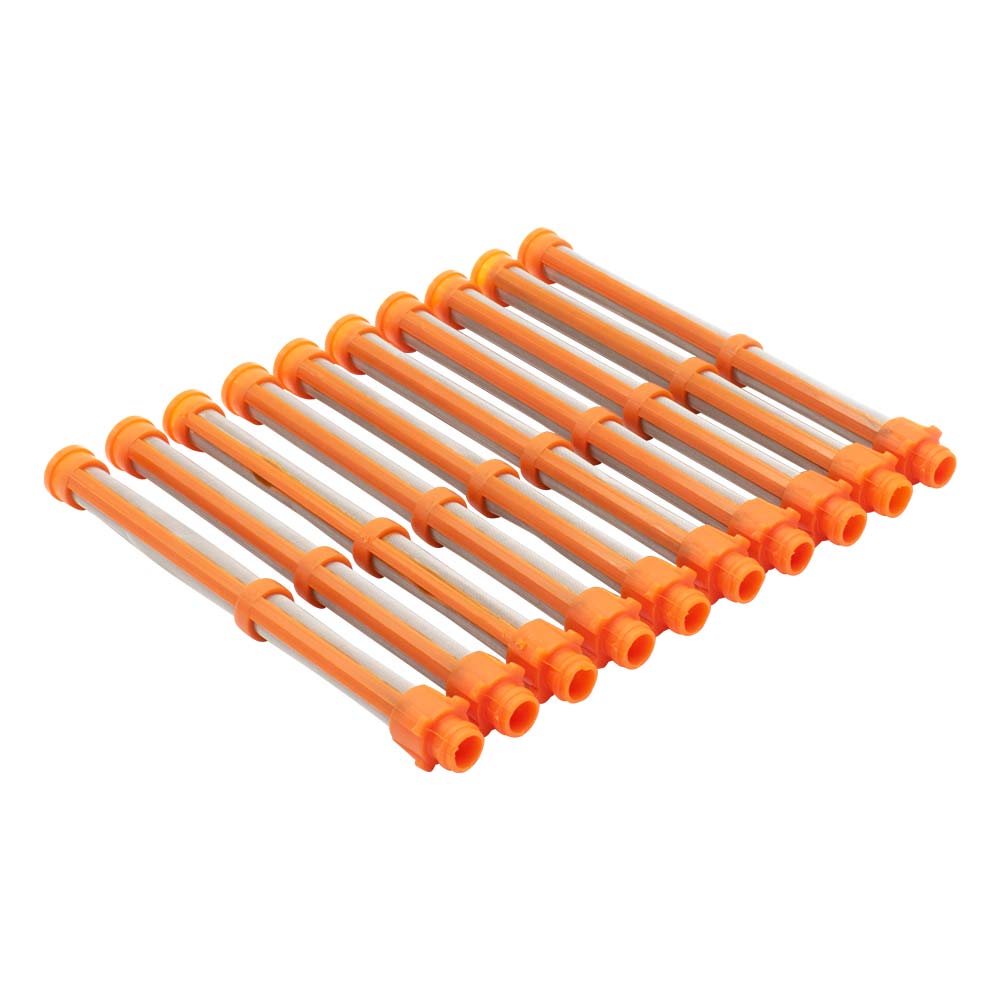 10x Pistolenfilter für Graco, 150#, orange