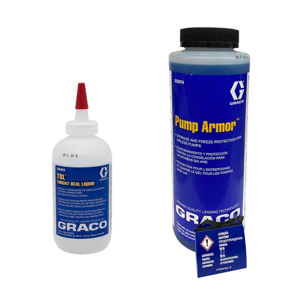 Graco Spar Bundle Pump Armour Throat Seal Liquid Kolbenöl 236 Ml Vorteilspaket
